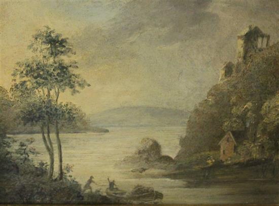 J Von Bree, oil, landscape